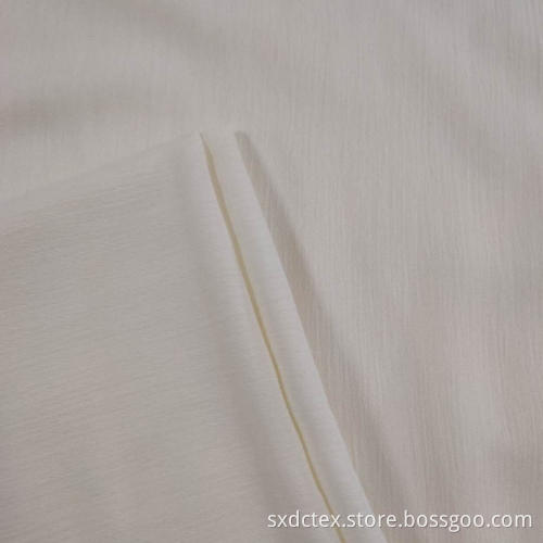 Woven Rayon Crinkle Textured Crepe Solid Fabric